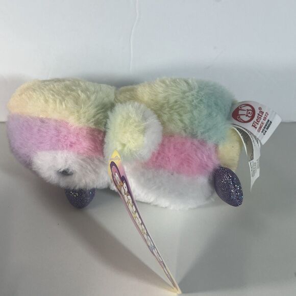 Pastel Rainbow Penguin Stuffed Animal Toy NWT - Picture 7 of 11